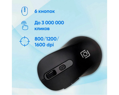 Мышь OKLICK 677MW черный Мышь OKLICK 677MW черный