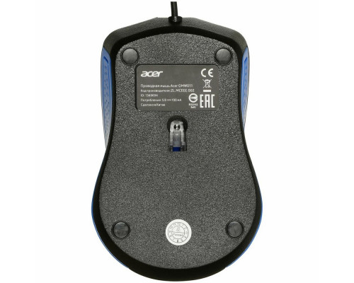 Мышь ACER OMW011 черный/синий Мышь ACER OMW011 черный/синий