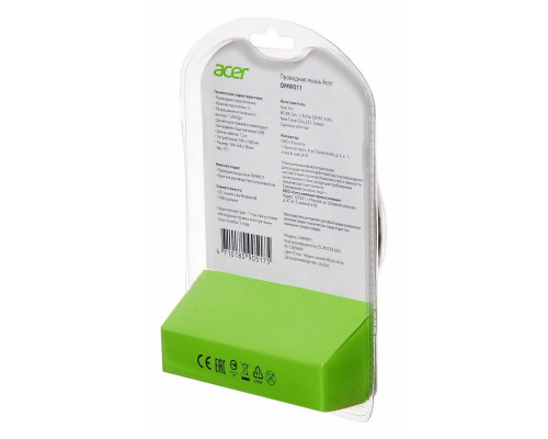 Мышь ACER OMW011 черный/синий Мышь ACER OMW011 черный/синий