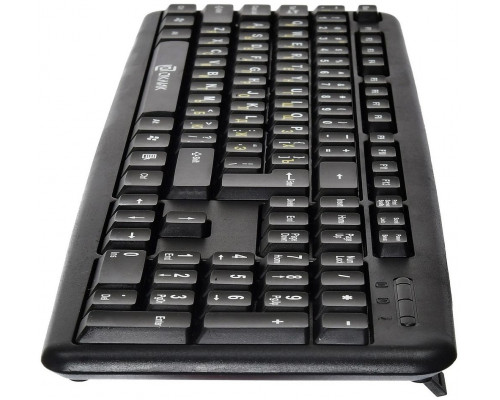 Клавиатура OKLICK 130M черный USB Клавиатура OKLICK 130M черный USB