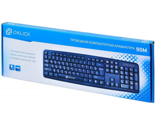Клавиатура OKLICK 90M черный