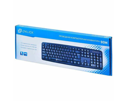 Клавиатура OKLICK 90M черный