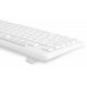 Клавиатура OKLICK K225W белый