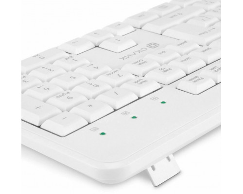 Клавиатура OKLICK K225W белый Клавиатура OKLICK K225W белый