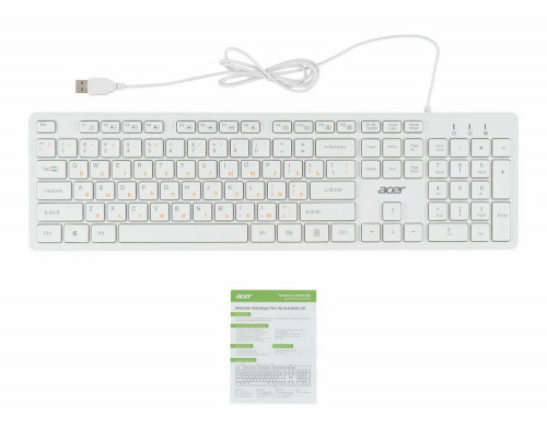 Клавиатура ACER OKW123 белый Клавиатура ACER OKW123 белый