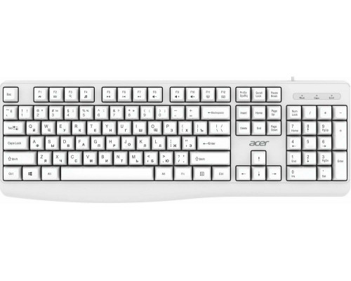Клавиатура ACER OKW301 белый Клавиатура ACER OKW301 белый