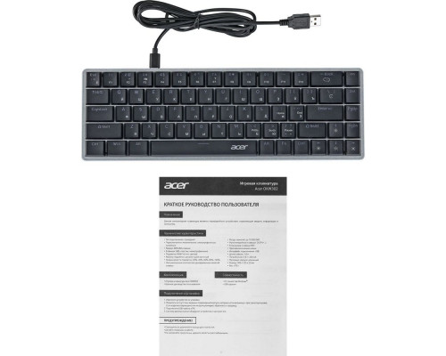 Клавиатура ACER OKW302 серебристый Клавиатура ACER OKW302 серебристый