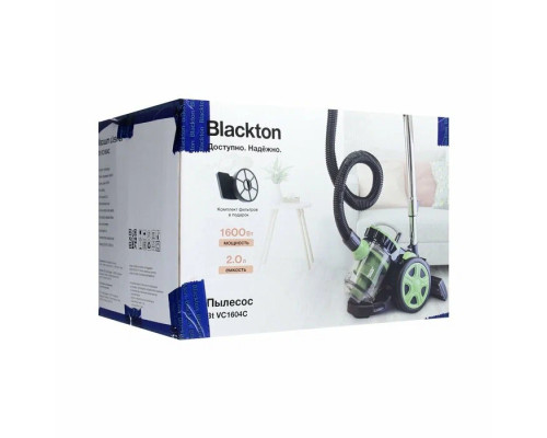 Пылесос BLACKTON Bt VC1604C черный-синий Пылесос BLACKTON Bt VC1604C черный-синий