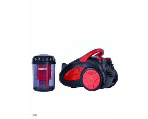 Пылесос CENTEK CT-2520 черный/красный Пылесос CENTEK CT-2520 черный/красный