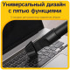 Пылесос DEERMA DEM-TJ150W желтый/серебристый