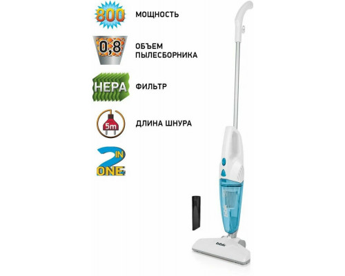 Вертикальный пылесос BBK BV2511 белый/голубой Вертикальный пылесос BBK BV2511 белый/голубой