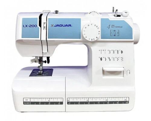 Швейная машина JAGUAR LX-200 белый/голубой Швейная машина JAGUAR LX-200 белый/голубой