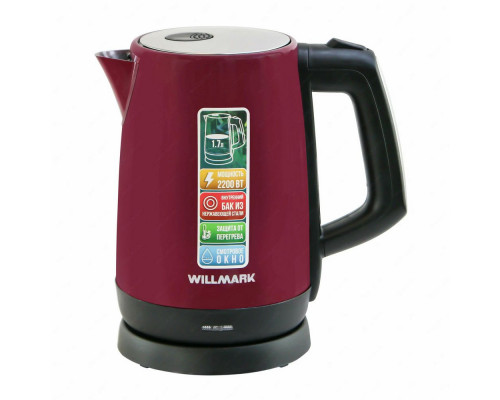 Чайник WILLMARK WEK-1758S фиолетовый Чайник WILLMARK WEK-1758S фиолетовый