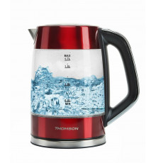 Чайник THOMSON K20ES-2001 GLASS красный