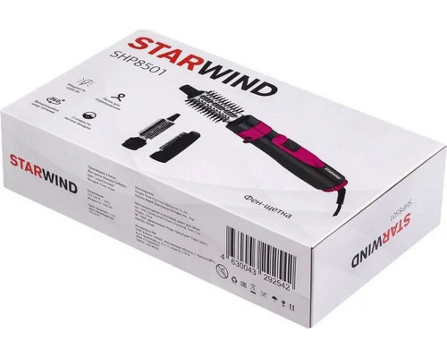 Фен-щетка STARWIND SHP8501 серый/розовый Фен-щетка STARWIND SHP8501 серый/розовый