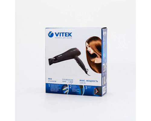 Фен VITEK VT-8208 черный Фен VITEK VT-8208 черный