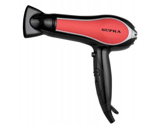 Фен SUPRA PHS-2206L черный/красный Фен SUPRA PHS-2206L черный/красный