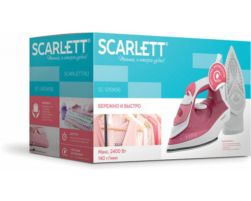 Утюг SCARLETT SC-SI30K56 розовый Утюг SCARLETT SC-SI30K56 розовый
