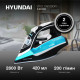 Утюг HYUNDAI H-SI01336 черный/голубой