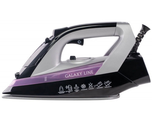 Утюг GALAXY LINE GL 6128 черный/фиолетовый