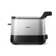 Тостер PHILIPS HD2639/90 черный/серебристый