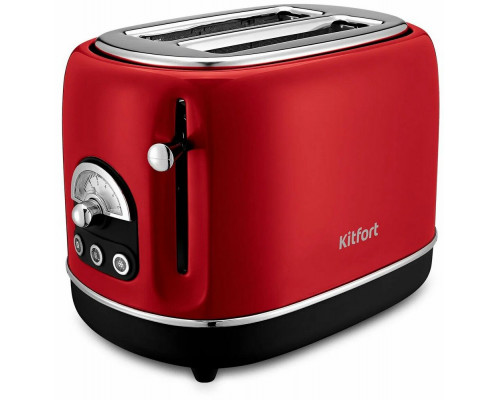 Тостер Kitfort КТ-4004-1 красный/черный