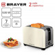 Тостер BRAYER BR2111 бежевый