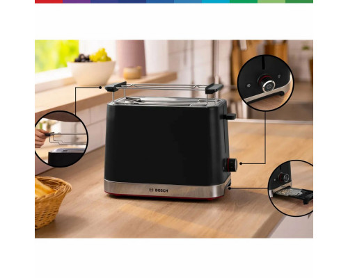 Тостер BOSCH TAT4M223 черный
