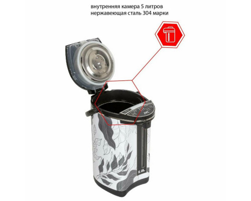 Термопот JVC JK-TP1017 белый/рисунок Термопот JVC JK-TP1017 белый/рисунок