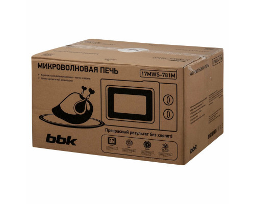 Микроволновая печь BBK 17MWS-781M/W белый Микроволновая печь BBK 17MWS-781M/W белый