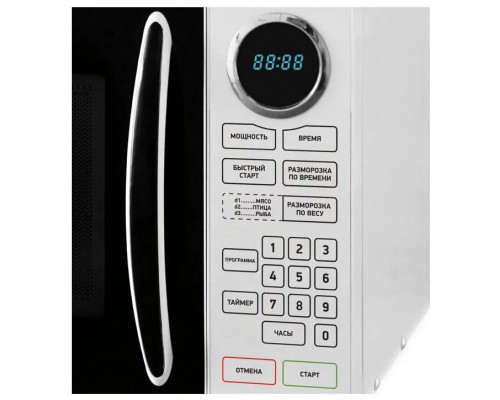 Микроволновая печь BBK 23MWS-916S/BW белый Микроволновая печь BBK 23MWS-916S/BW белый