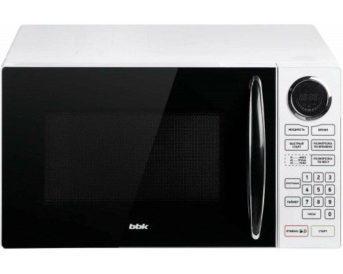 Микроволновая печь BBK 23MWS-916S/BW белый Микроволновая печь BBK 23MWS-916S/BW белый