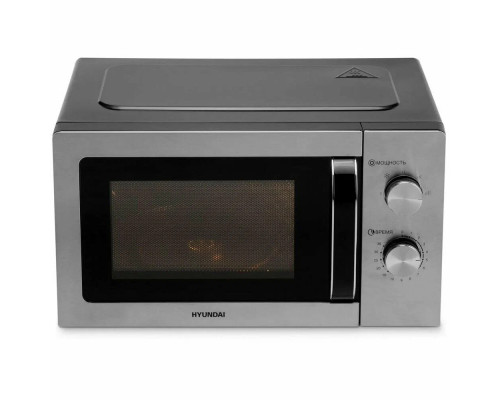 Микроволновая печь HYUNDAI HYM-M2013 черный/сталь Микроволновая печь HYUNDAI HYM-M2013 черный/сталь