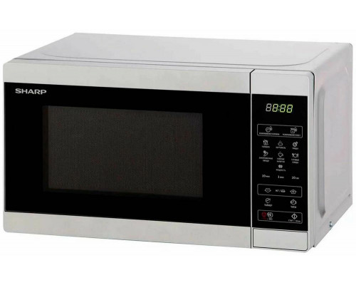 Микроволновая печь SHARP R2800RSL серебристый Микроволновая печь SHARP R2800RSL серебристый