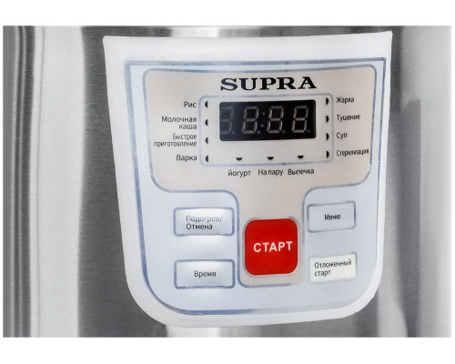 Мультиварка SUPRA MCS-4115 серебристый/белый Мультиварка SUPRA MCS-4115 серебристый/белый
