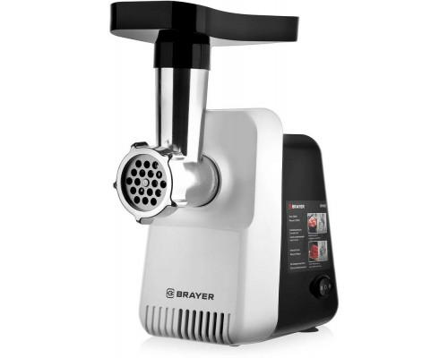Мясорубка BRAYER BR1600 белый/черный