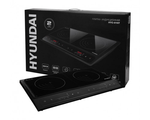 Настольная плита HYUNDAI HYC-0107 черный Настольная плита HYUNDAI HYC-0107 черный