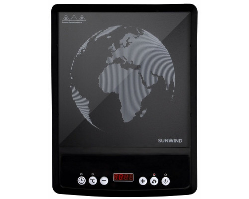 Настольная плита SUNWIND SCI-0501 черный Настольная плита SUNWIND SCI-0501 черный