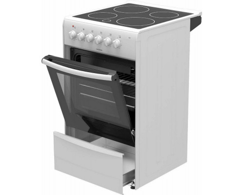 Настольная плита DARINA B 3607 W белый/черный Настольная плита DARINA B 3607 W белый/черный