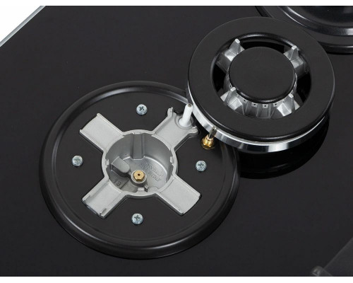 Варочная поверхность HYUNDAI HHG 6434 BG черный Варочная поверхность HYUNDAI HHG 6434 BG черный
