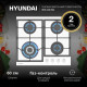 Варочная поверхность HYUNDAI HHG 6436 WG белый