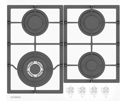 Варочная поверхность HYUNDAI HHG 6436 WG белый