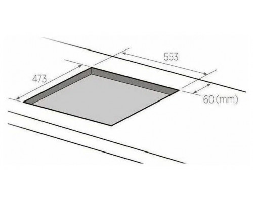 Варочная поверхность MIDEA MG643TGW белый