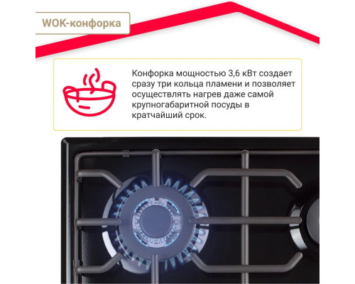 Варочная поверхность SIMFER H60Q41B571 Варочная поверхность SIMFER H60Q41B571