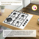 Варочная поверхность SIMFER H60Q41W571 белый