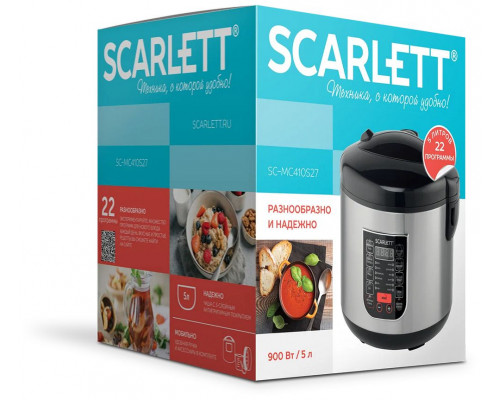 Мультиварка SCARLETT SC-MC410S27 Мультиварка SCARLETT SC-MC410S27