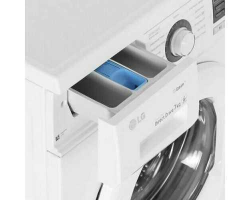 Стиральная машина LG F1296HDS1 белый/серебро Стиральная машина LG F1296HDS1 белый/серебро