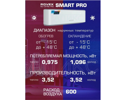 Сплит-система ROVEX PRO RS-12PXI6 Сплит-система ROVEX PRO RS-12PXI6