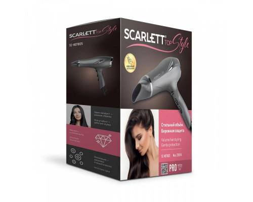 Фен SCARLETT SC-HD70I25 графит Фен SCARLETT SC-HD70I25 графит