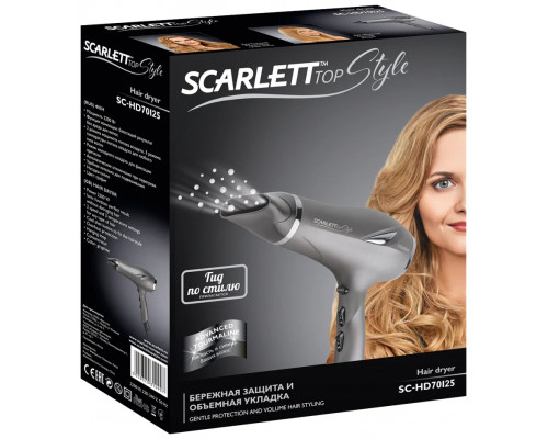 Фен SCARLETT SC-HD70I25 графит Фен SCARLETT SC-HD70I25 графит